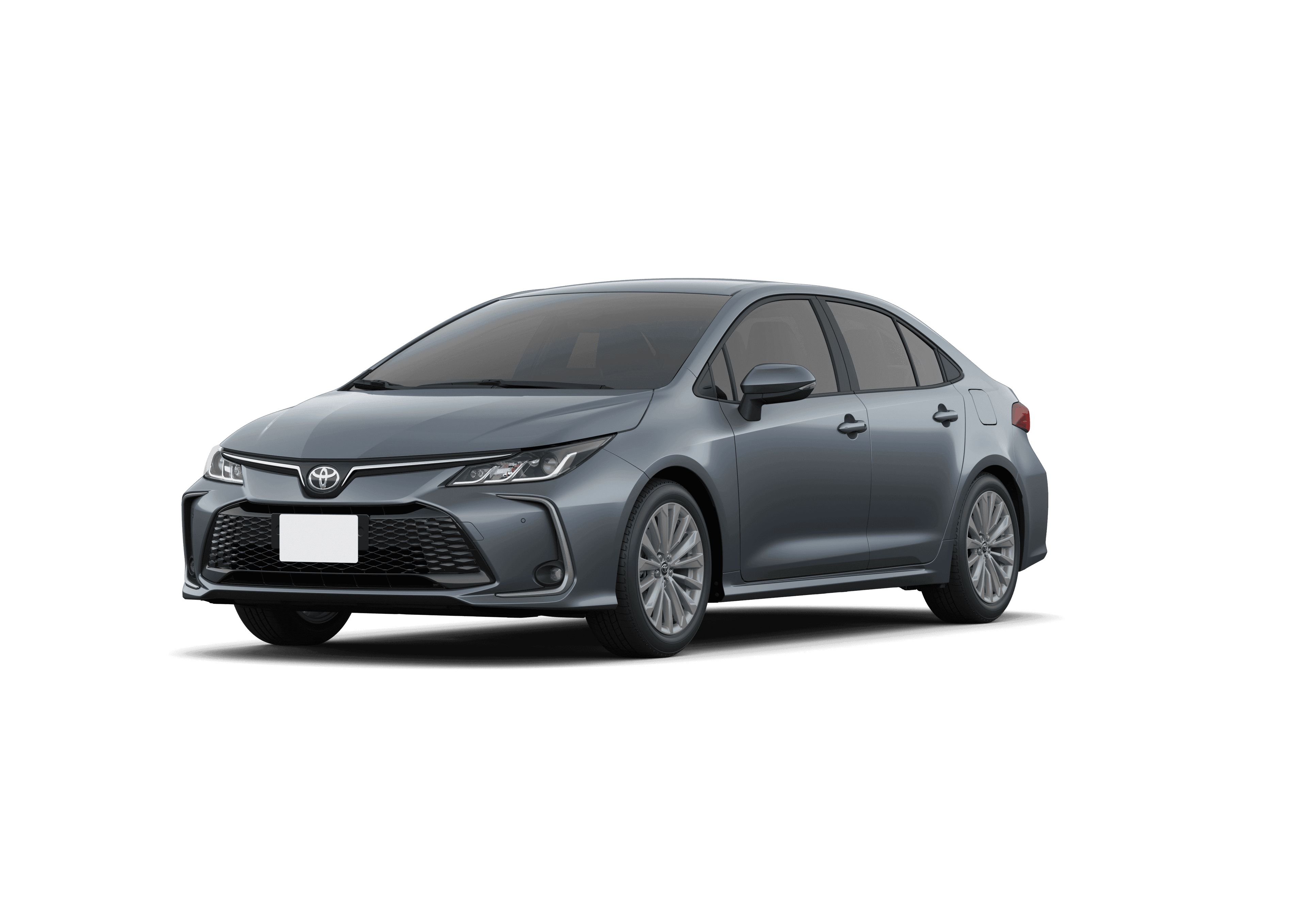Toyota Corolla XEI 2022 em estúdio, vista 3/4 dianteira